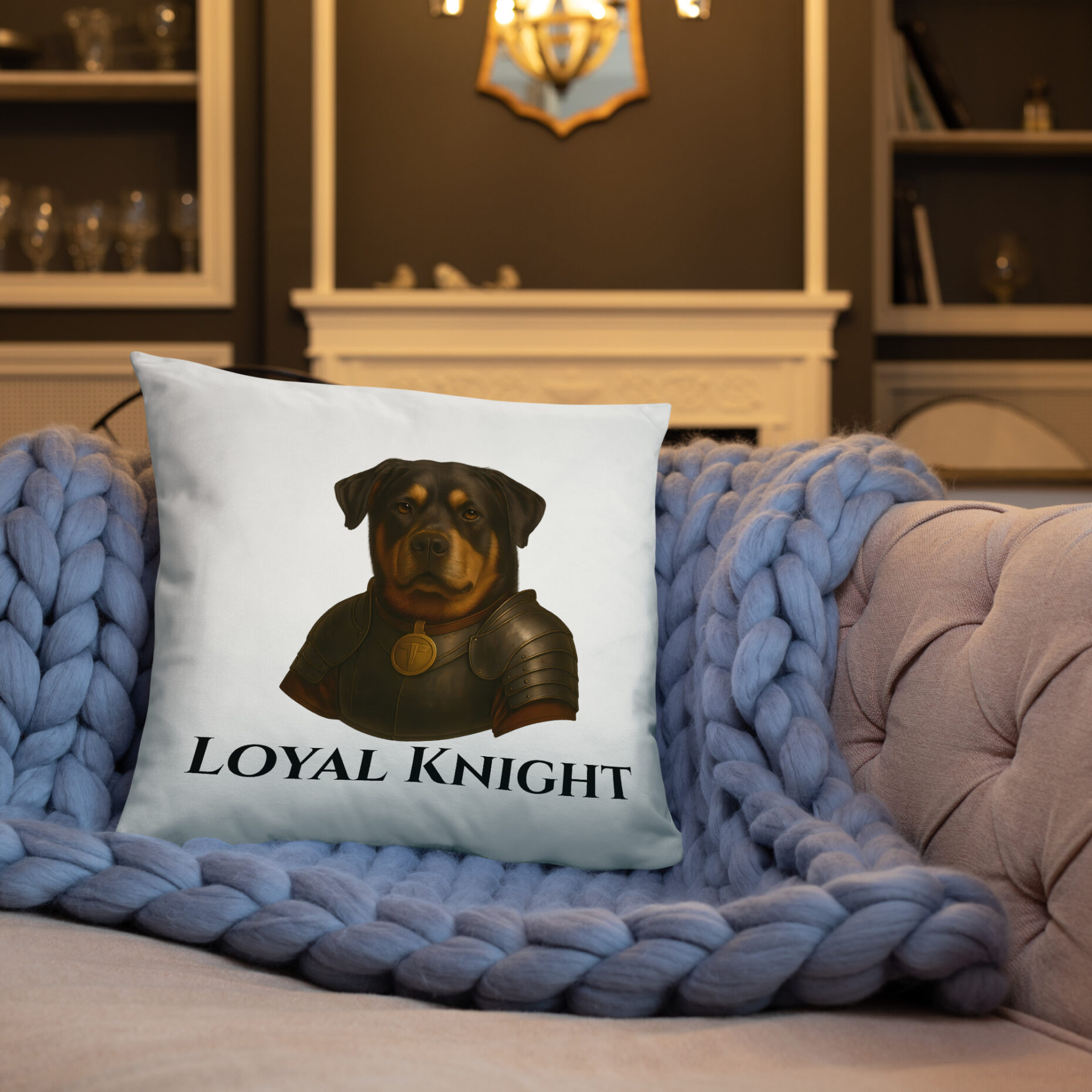 Sir Buddy the Knight Pillow