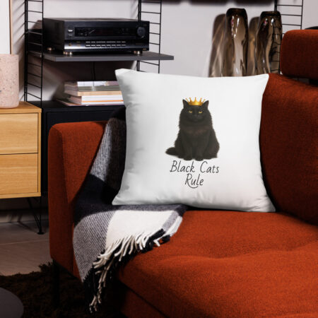 Queen Shadow - Black Cats Rule Pillow