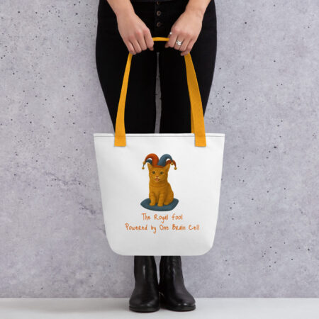 The Royal Fool: Powered by One Brain Cell (Tote Bag)