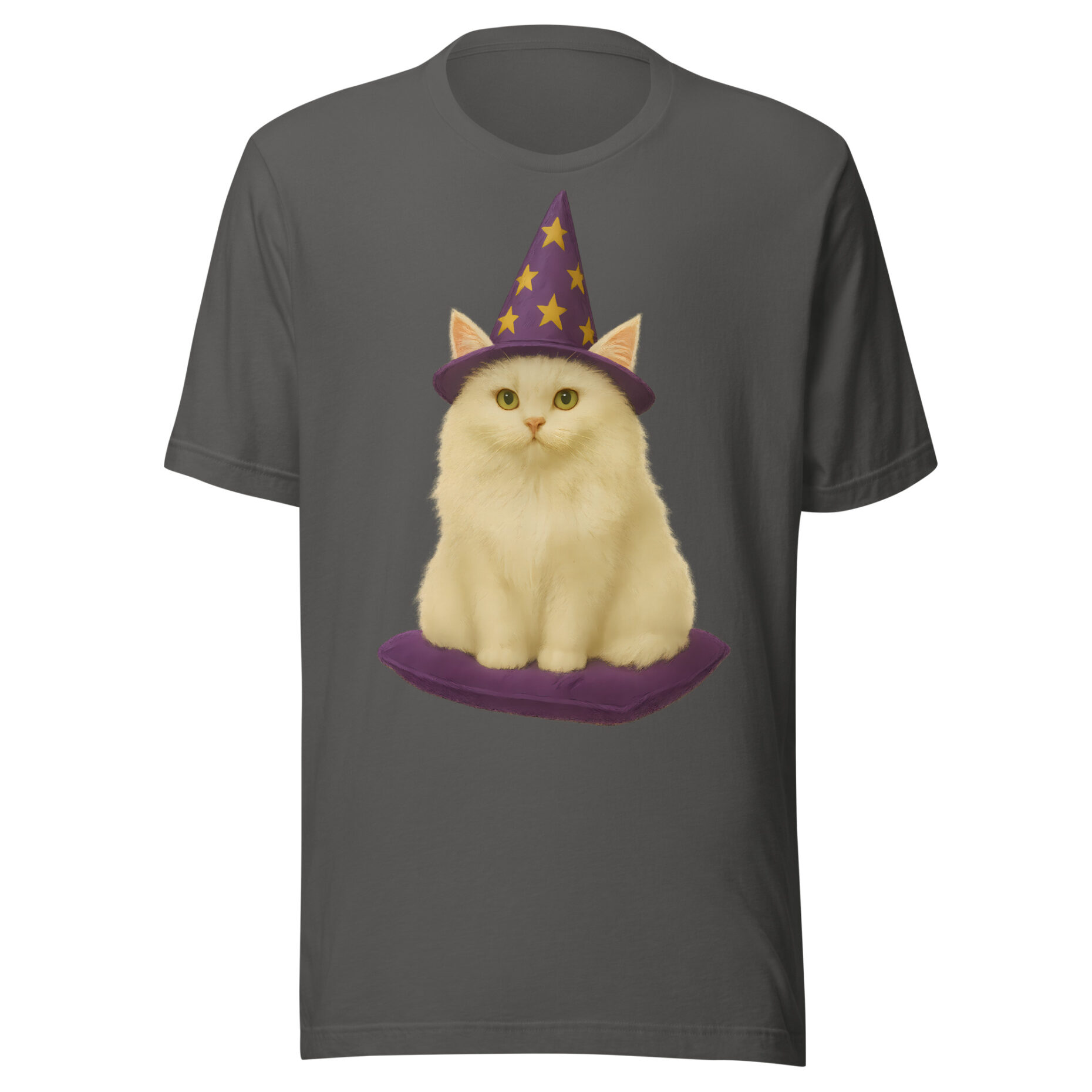 Snowball the White – Wizard Cat (T-Shirt) - Image 4
