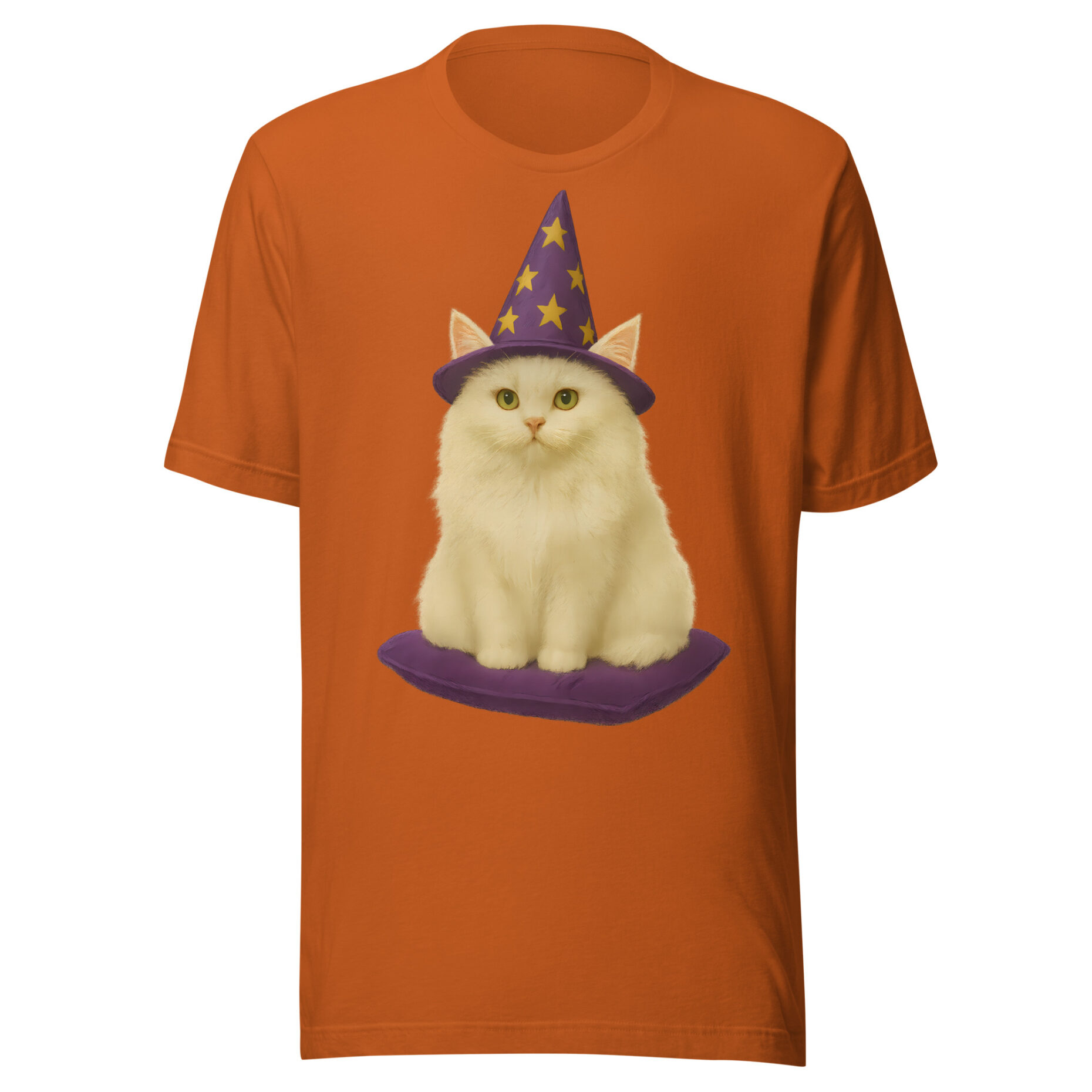 Snowball the White – Wizard Cat (T-Shirt) - Image 11