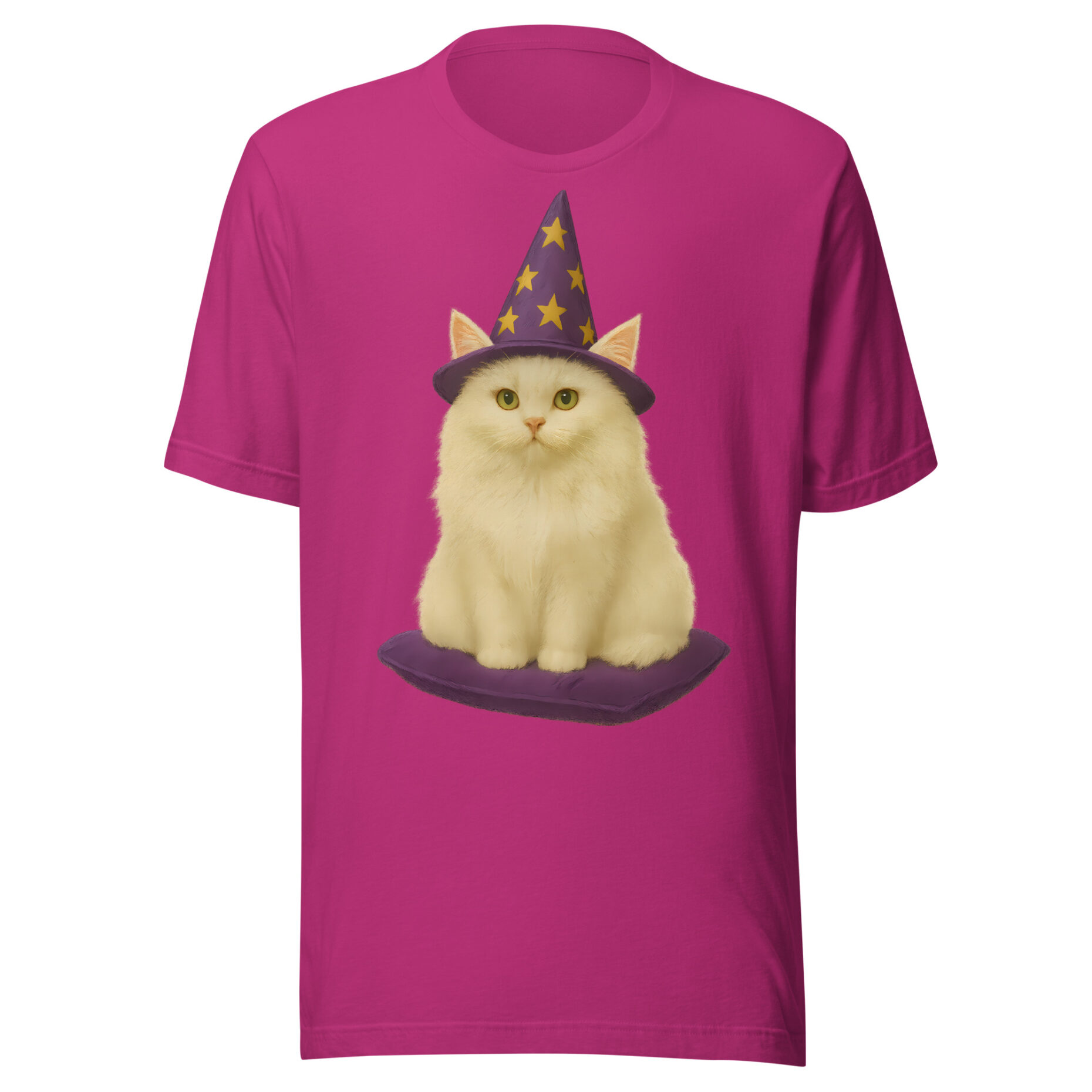 Snowball the White – Wizard Cat (T-Shirt) - Image 2