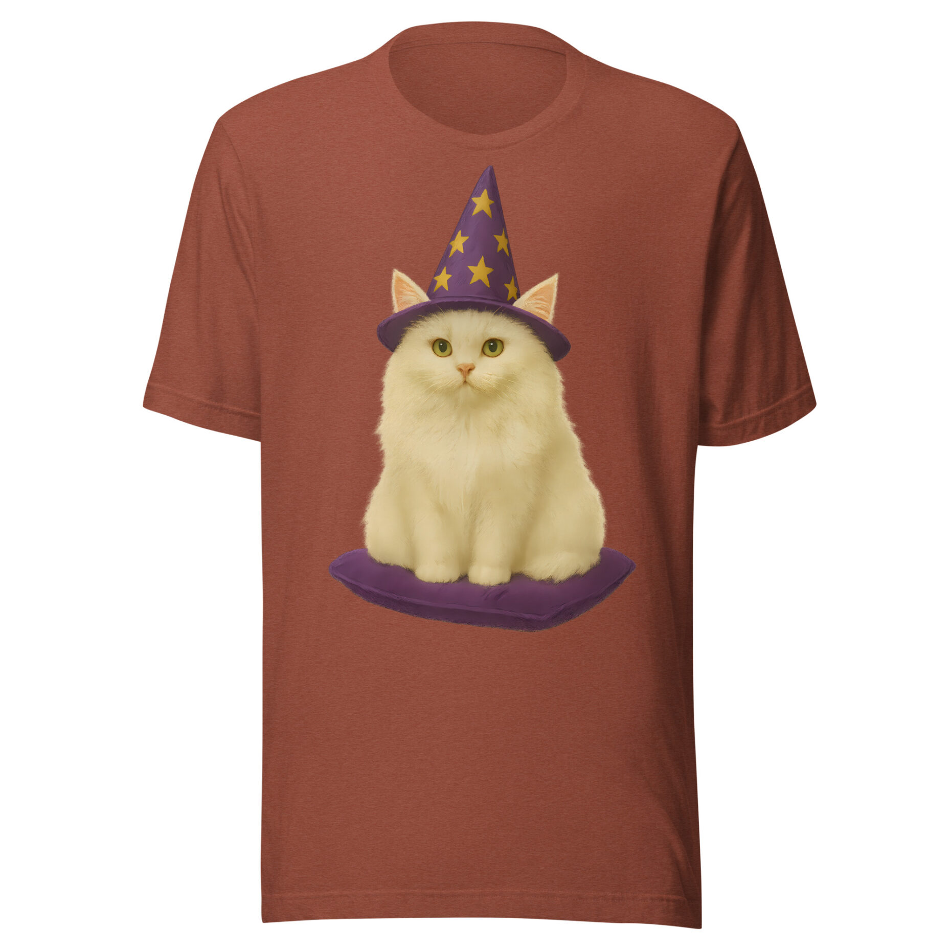 Snowball the White – Wizard Cat (T-Shirt) - Image 8