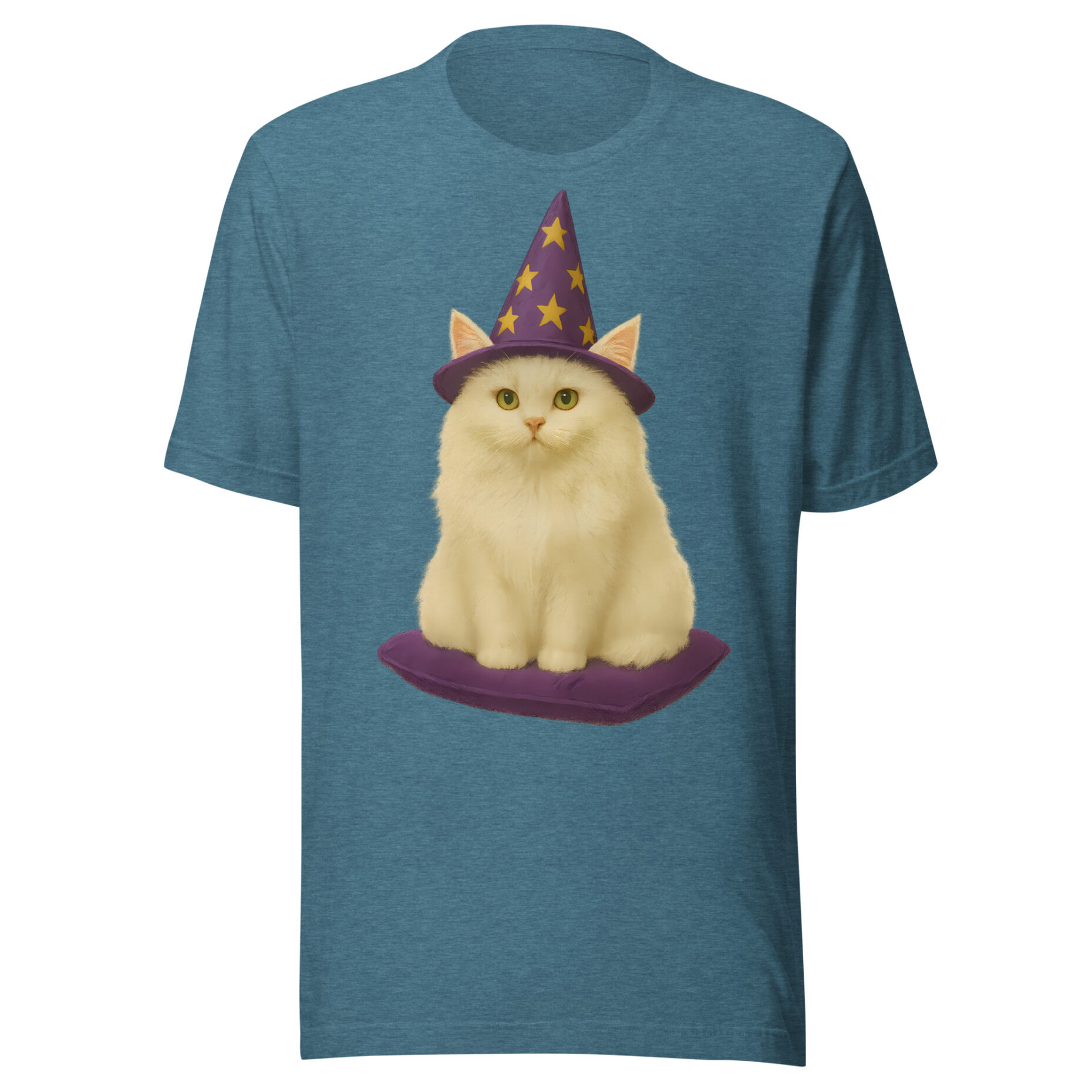 Snowball the White – Wizard Cat (T-Shirt) - Image 12