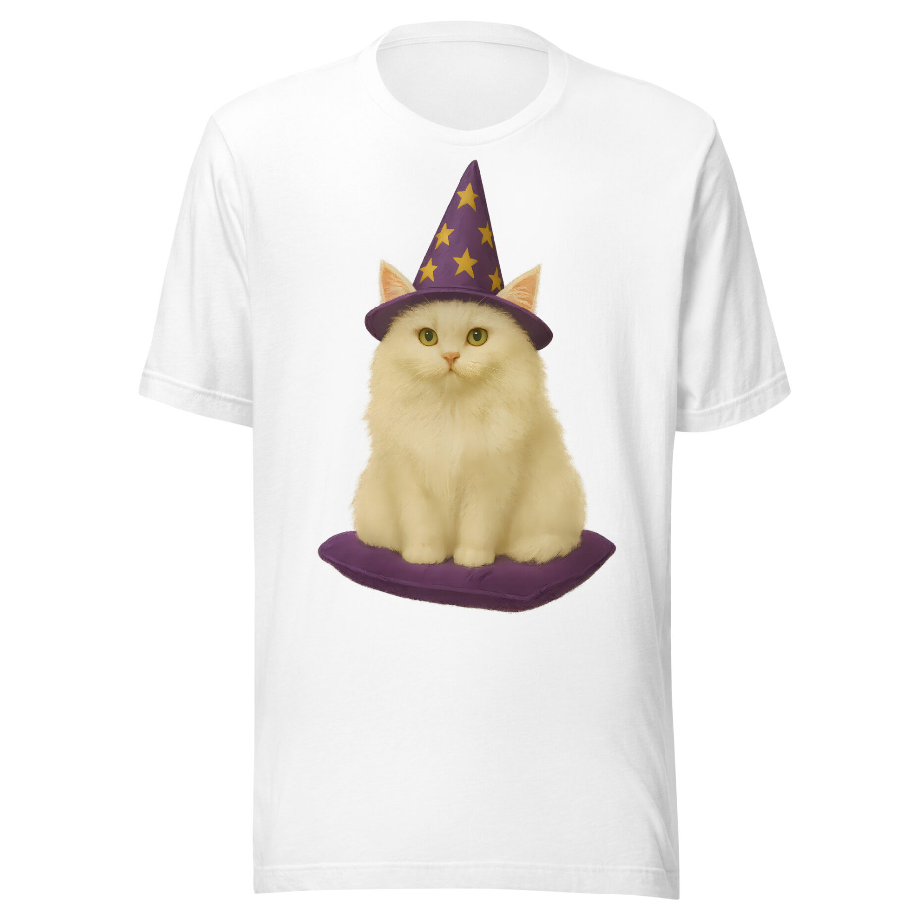 Snowball the White – Wizard Cat (T-Shirt) - Image 14