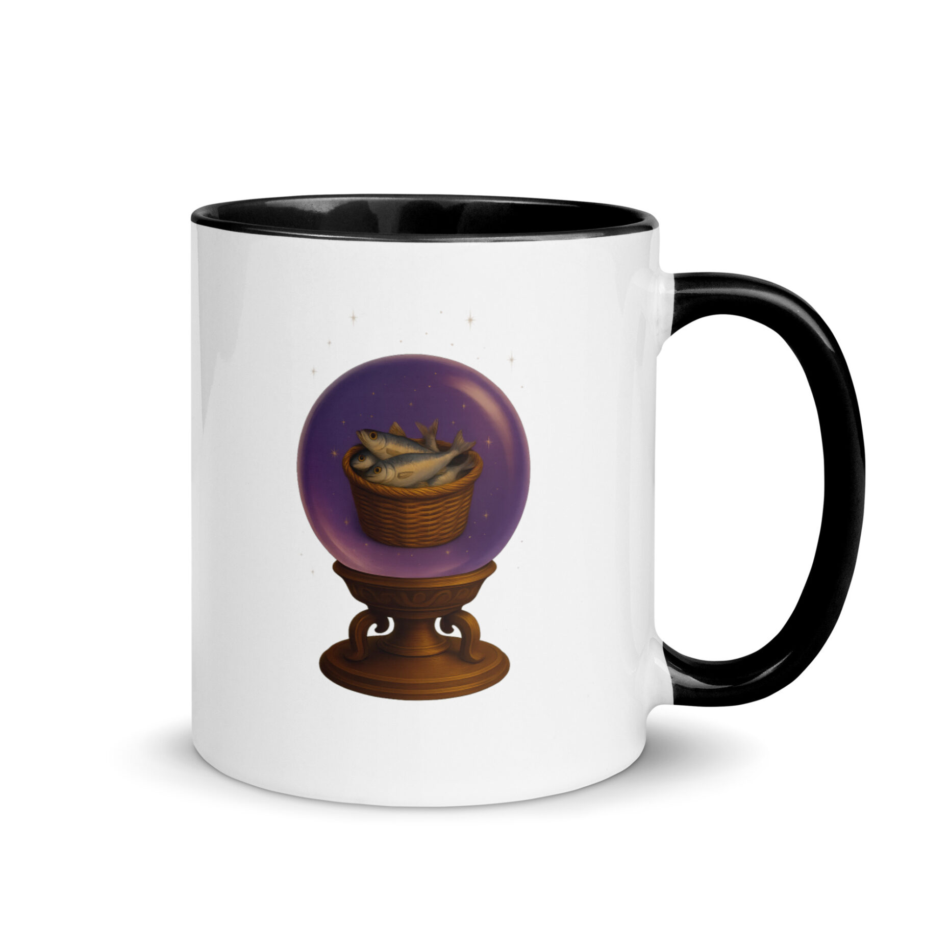 Snowball the White – Wizard Cat (Mug, Dual Design) - Image 11