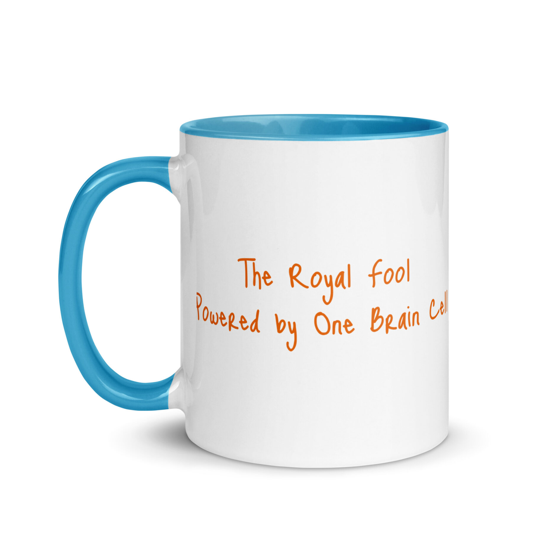 The Royal Fool: Powered by One Brain Cell (Mug) - Image 4