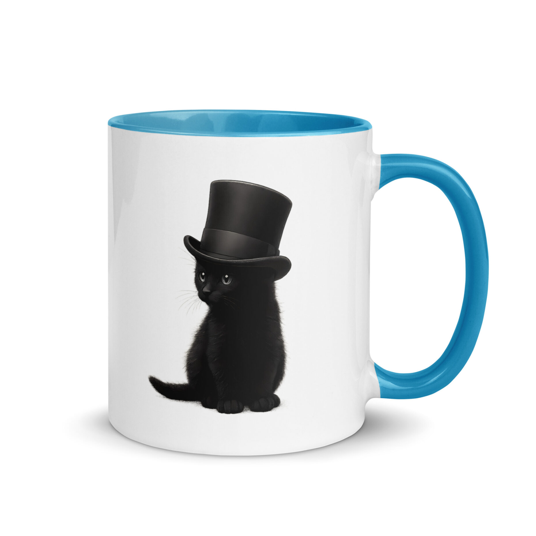 Sir Whiskers Mug with Color Inside - Image 16