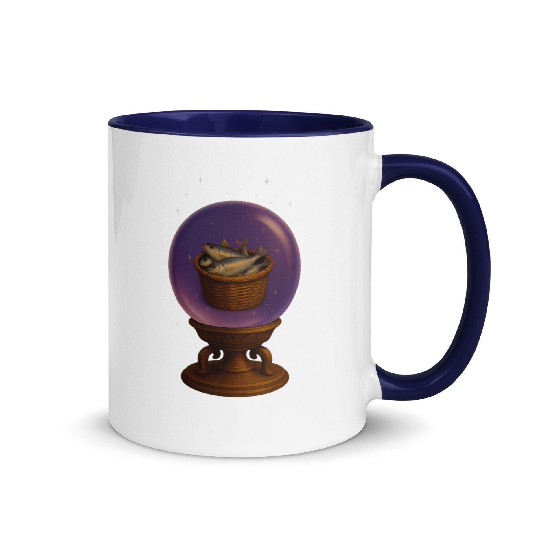 Snowball the White – Wizard Cat (Mug, Dual Design) - Image 12