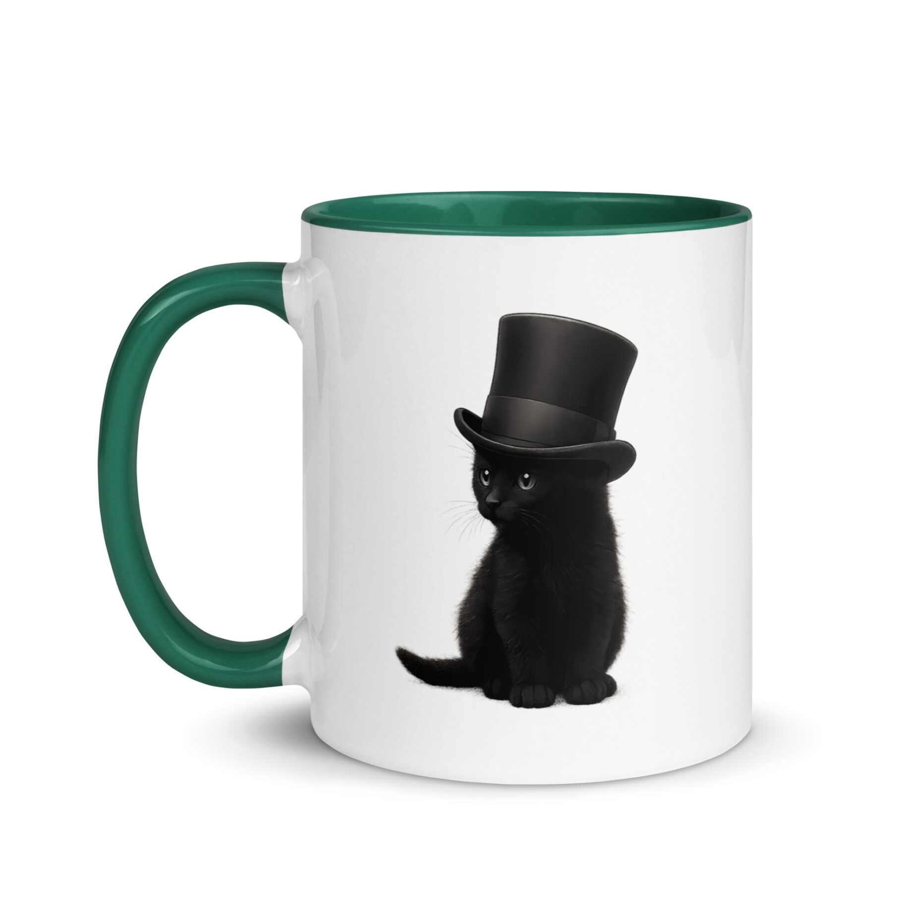 Sir Whiskers Mug with Color Inside - Image 5
