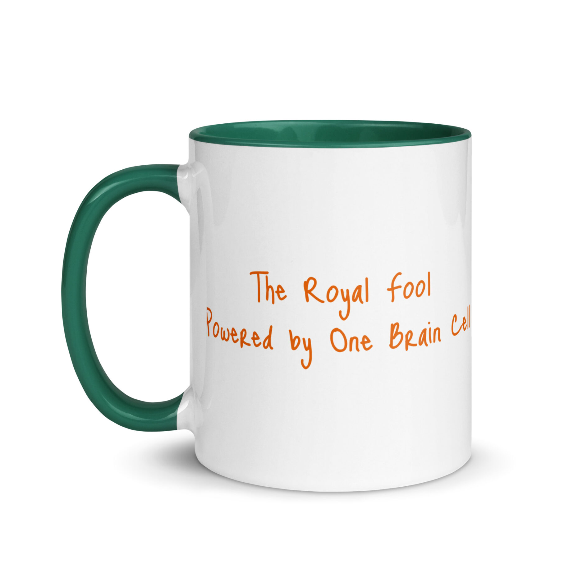 The Royal Fool: Powered by One Brain Cell (Mug) - Image 6