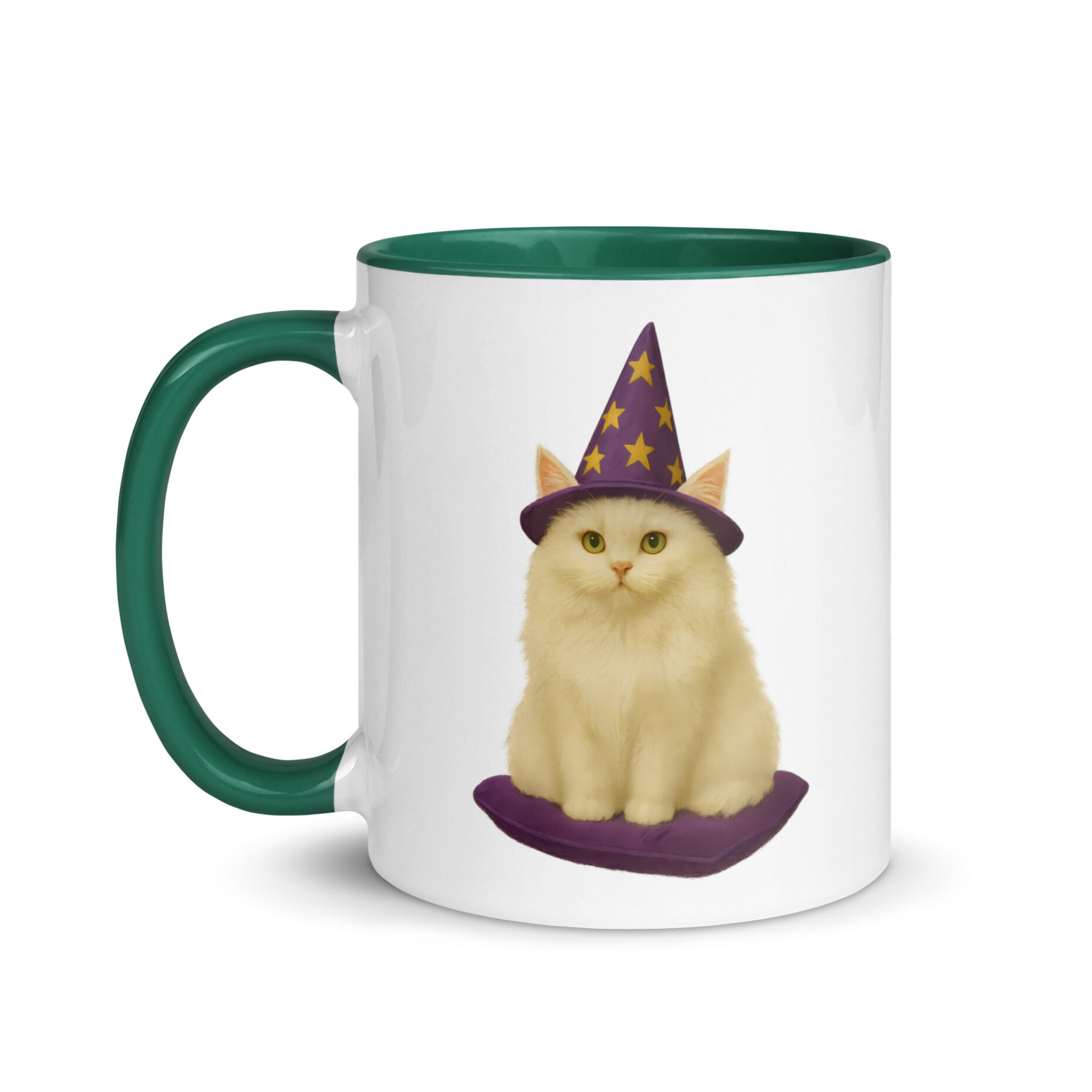 Snowball the White – Wizard Cat (Mug, Dual Design) - Image 5