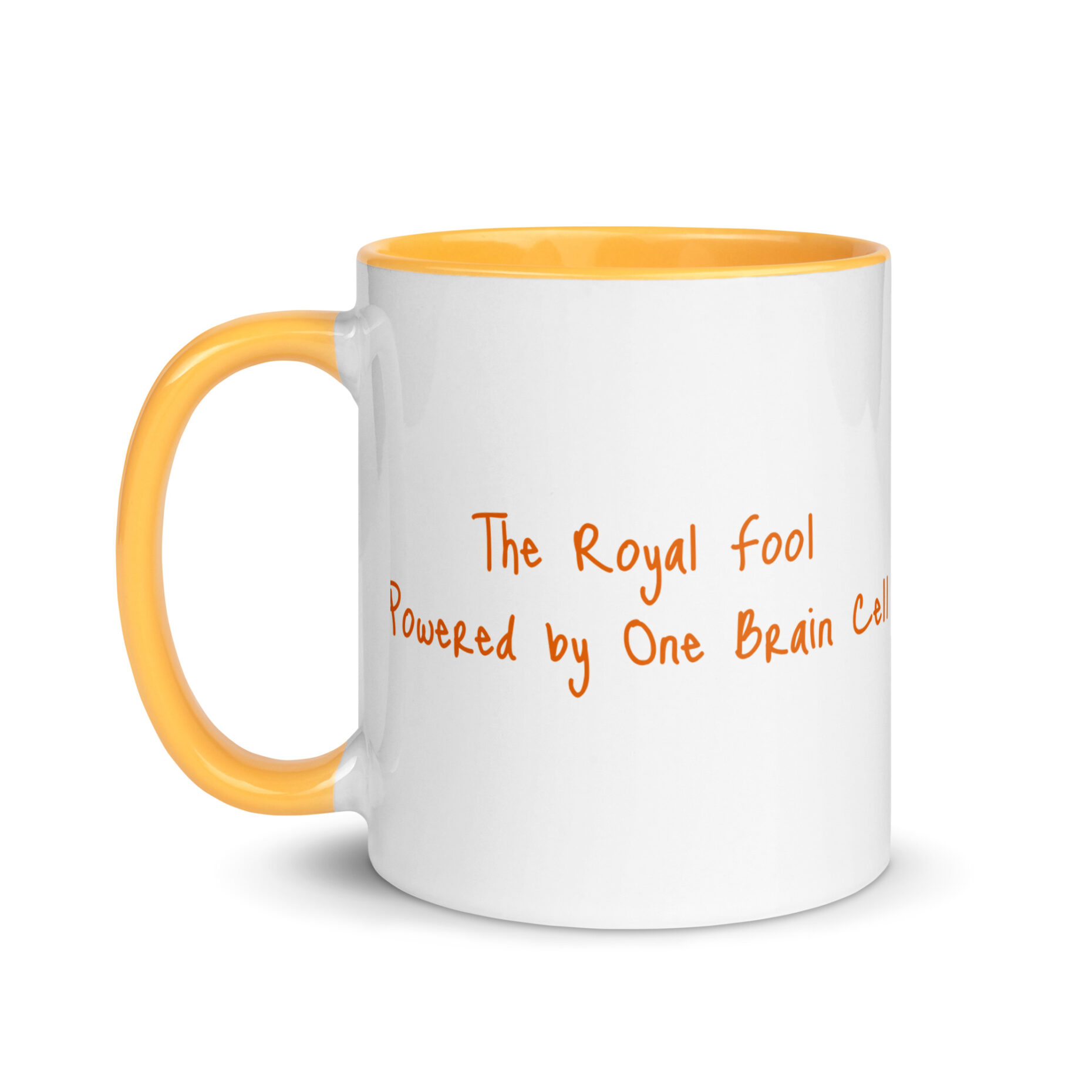 The Royal Fool: Powered by One Brain Cell (Mug) - Image 9
