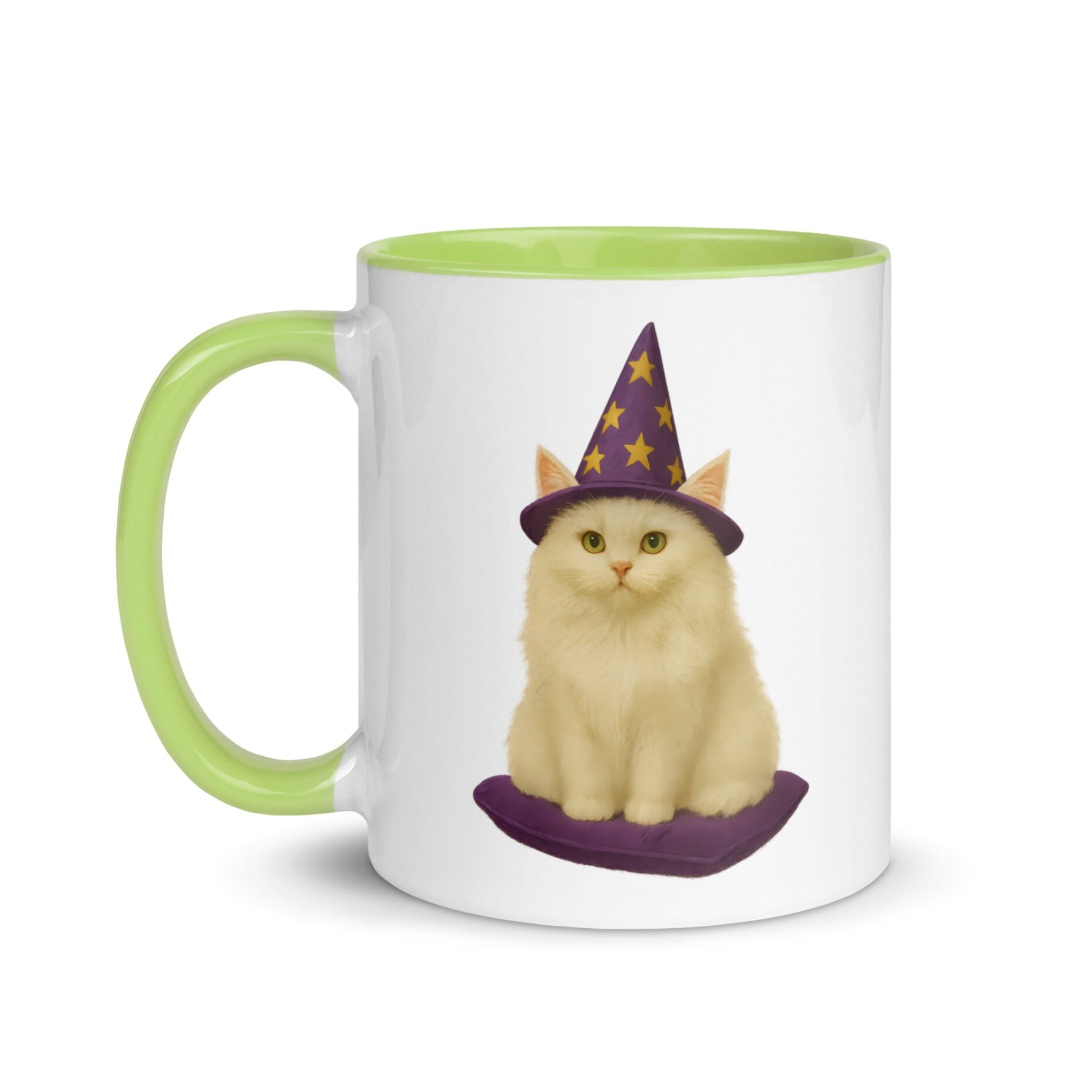 Snowball the White – Wizard Cat (Mug, Dual Design) - Image 9