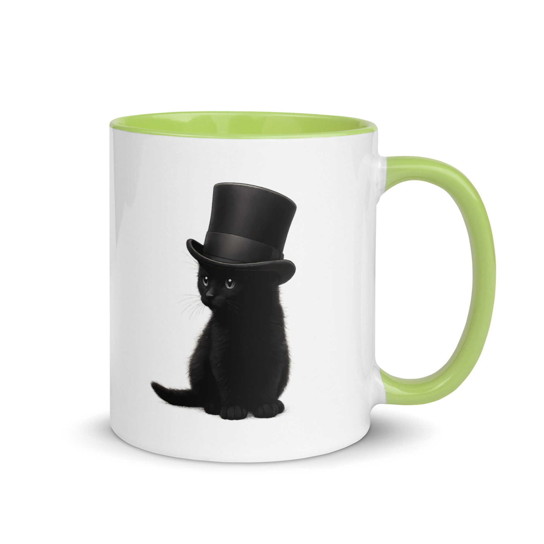 Sir Whiskers Mug with Color Inside - Image 19
