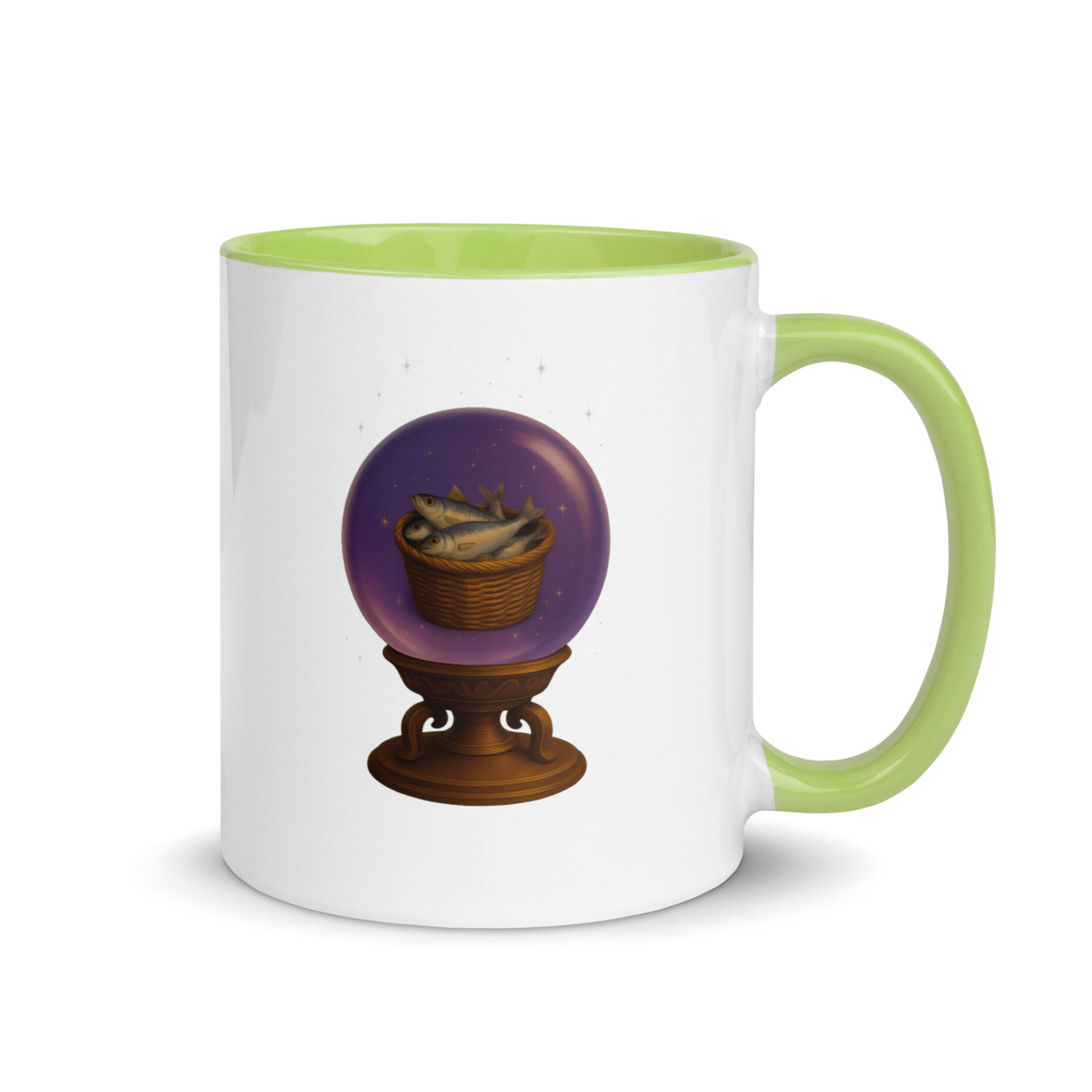 Snowball the White – Wizard Cat (Mug, Dual Design) - Image 19