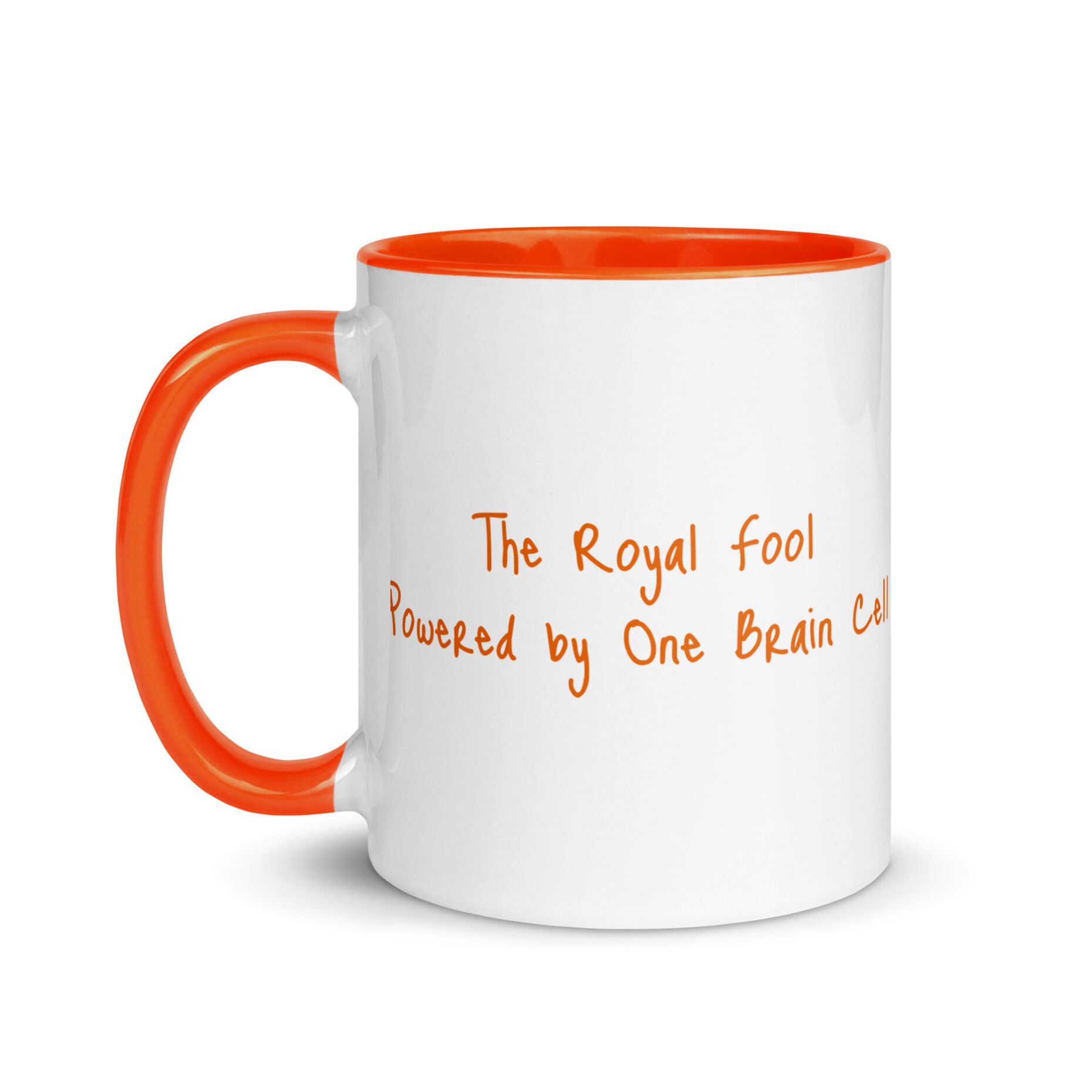 The Royal Fool: Powered by One Brain Cell (Mug) - Image 5