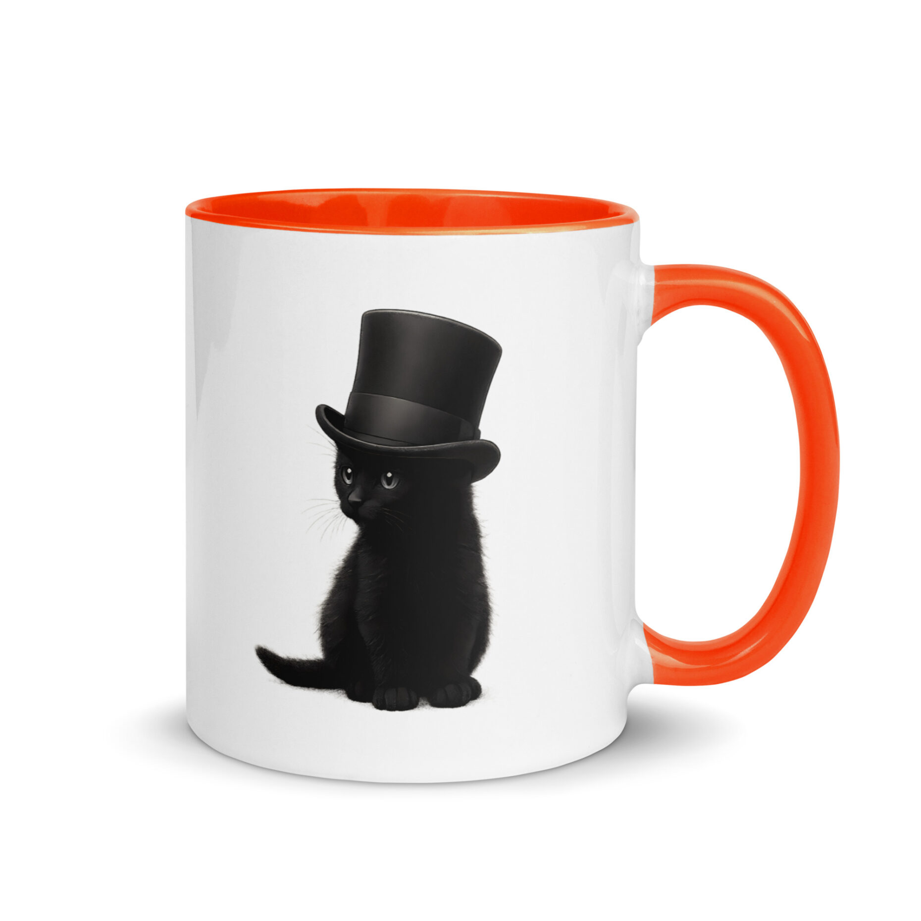 Sir Whiskers Mug with Color Inside - Image 15
