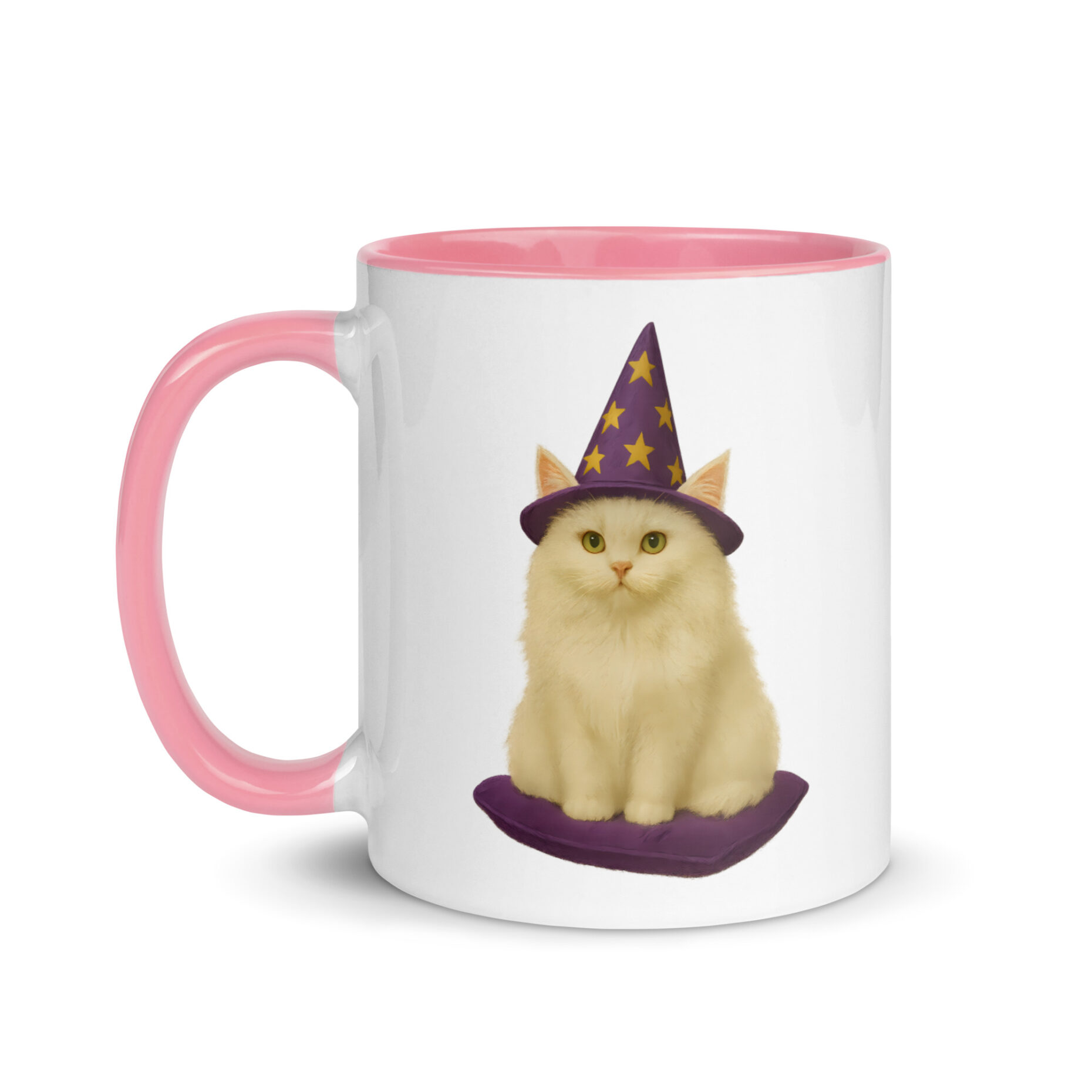 Snowball the White – Wizard Cat (Mug, Dual Design) - Image 7