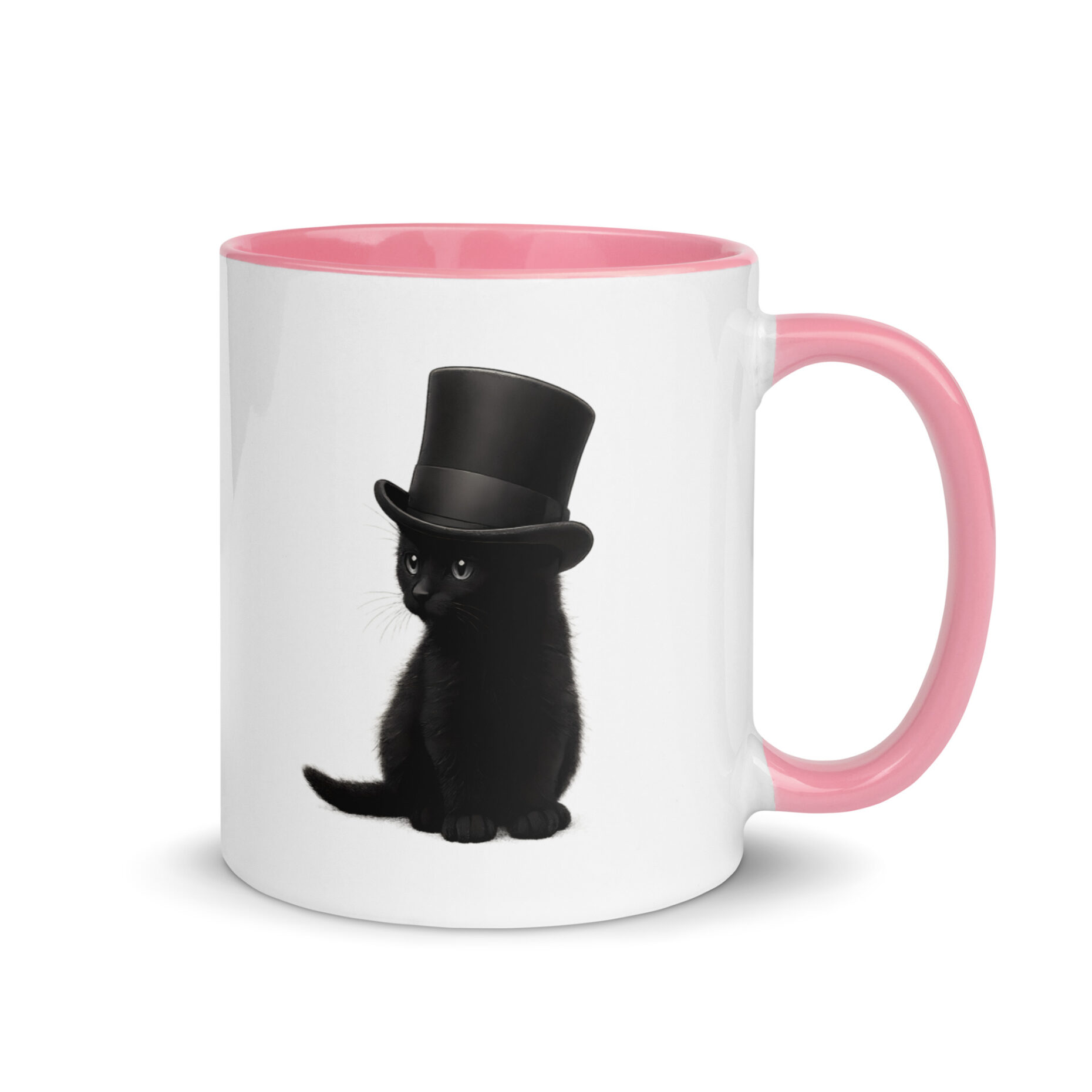 Sir Whiskers Mug with Color Inside - Image 17