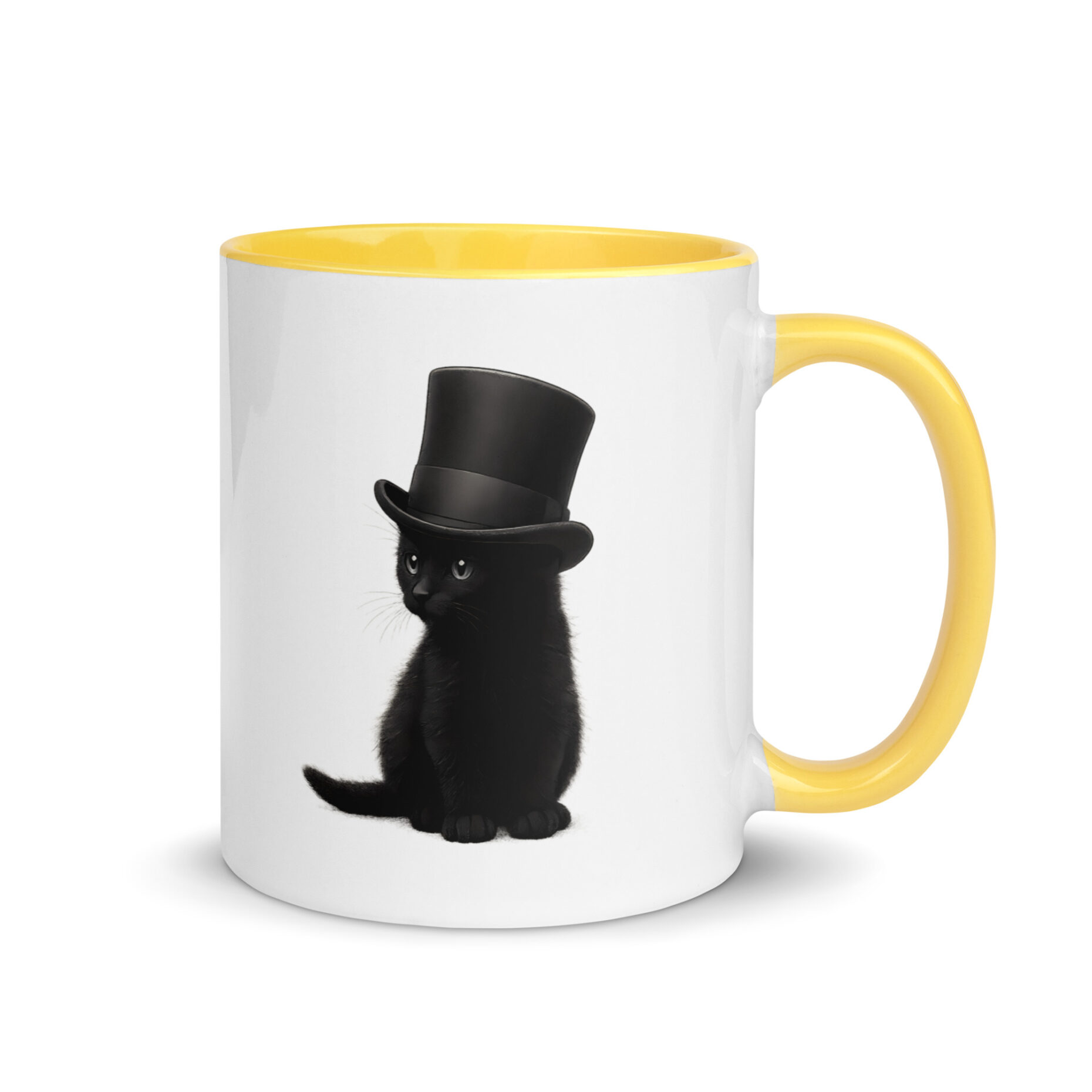 Sir Whiskers Mug with Color Inside - Image 20