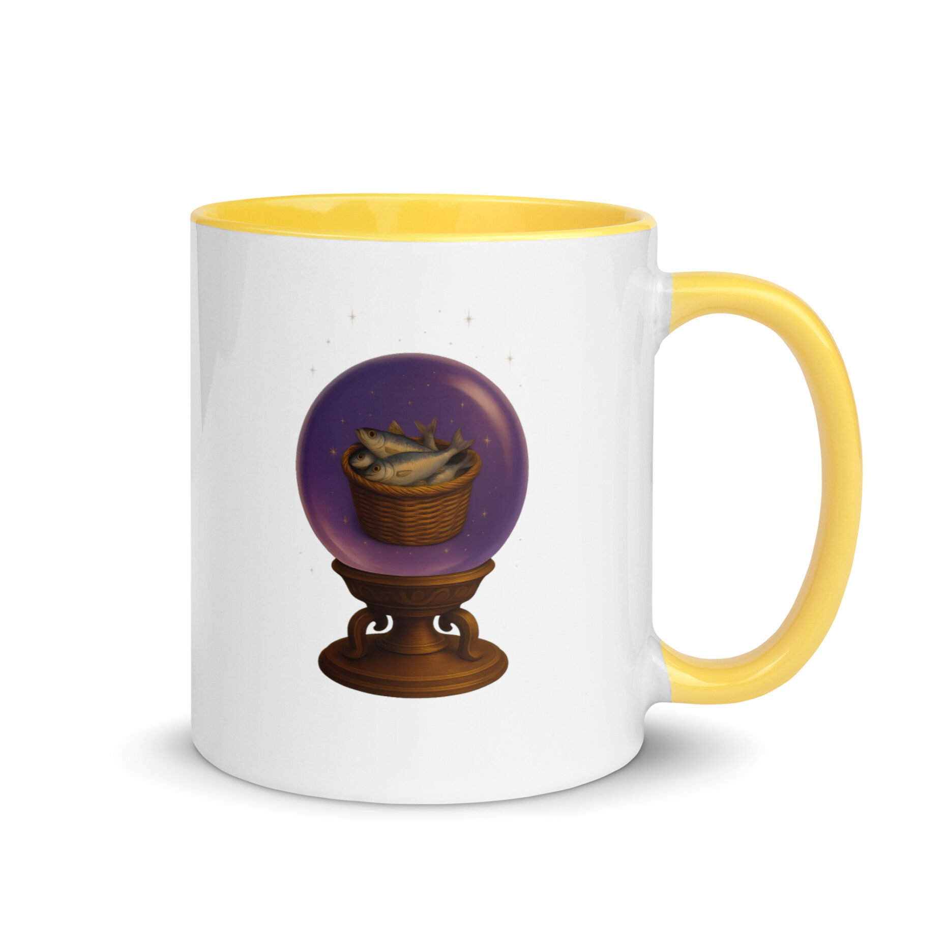 Snowball the White – Wizard Cat (Mug, Dual Design) - Image 20