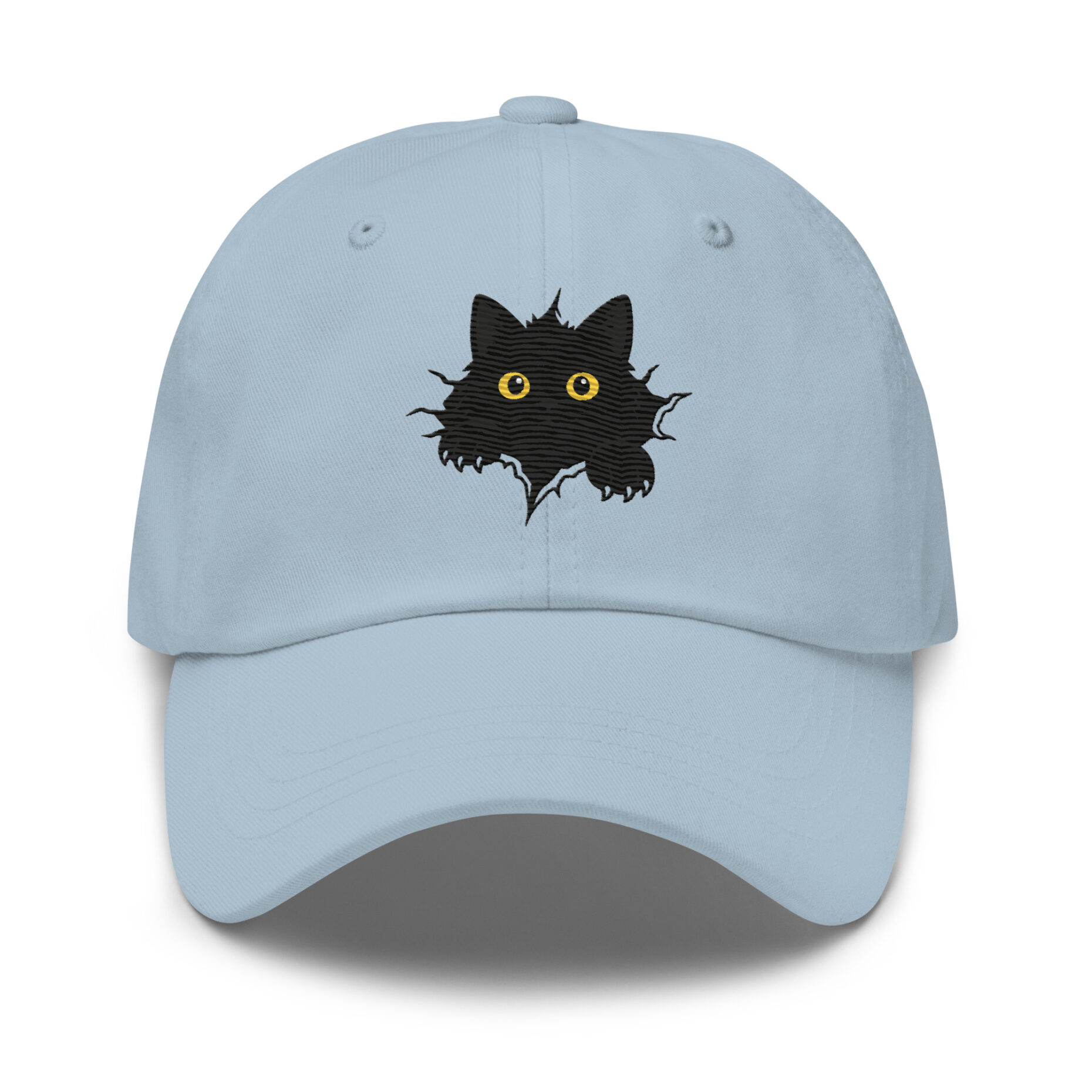 Shadow Peek Cat Dad Hat – Embroidered Edition - Image 11