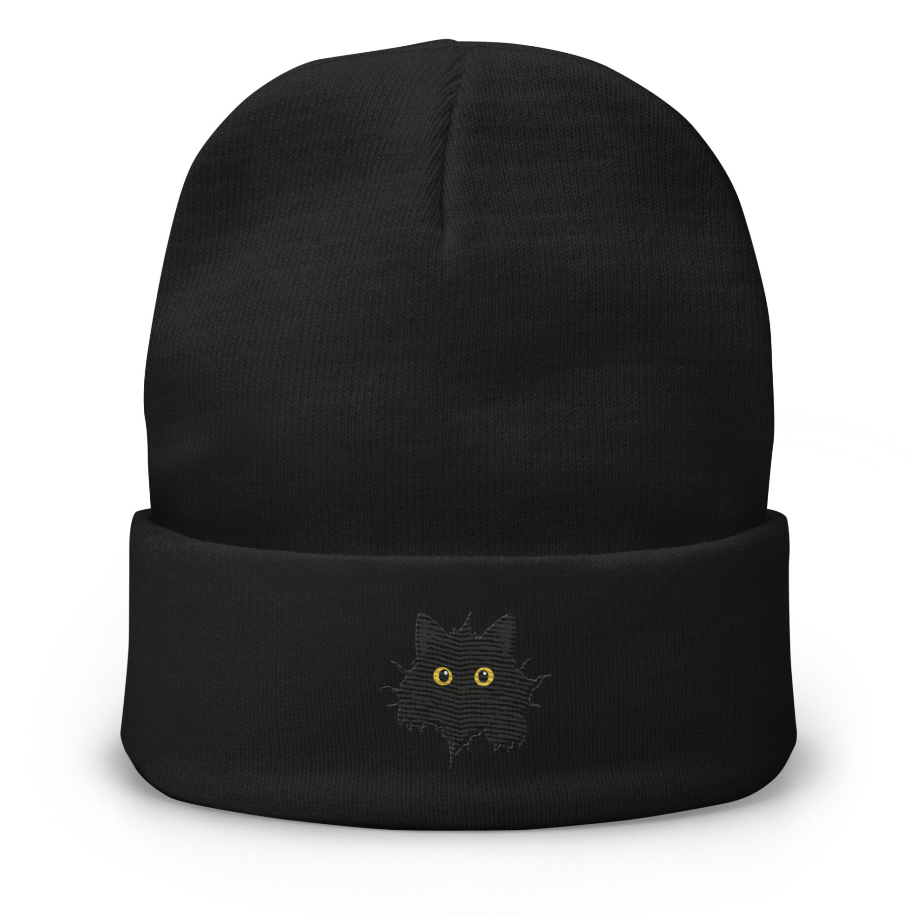 Shadow Peek Embroidered Beanie - Image 2