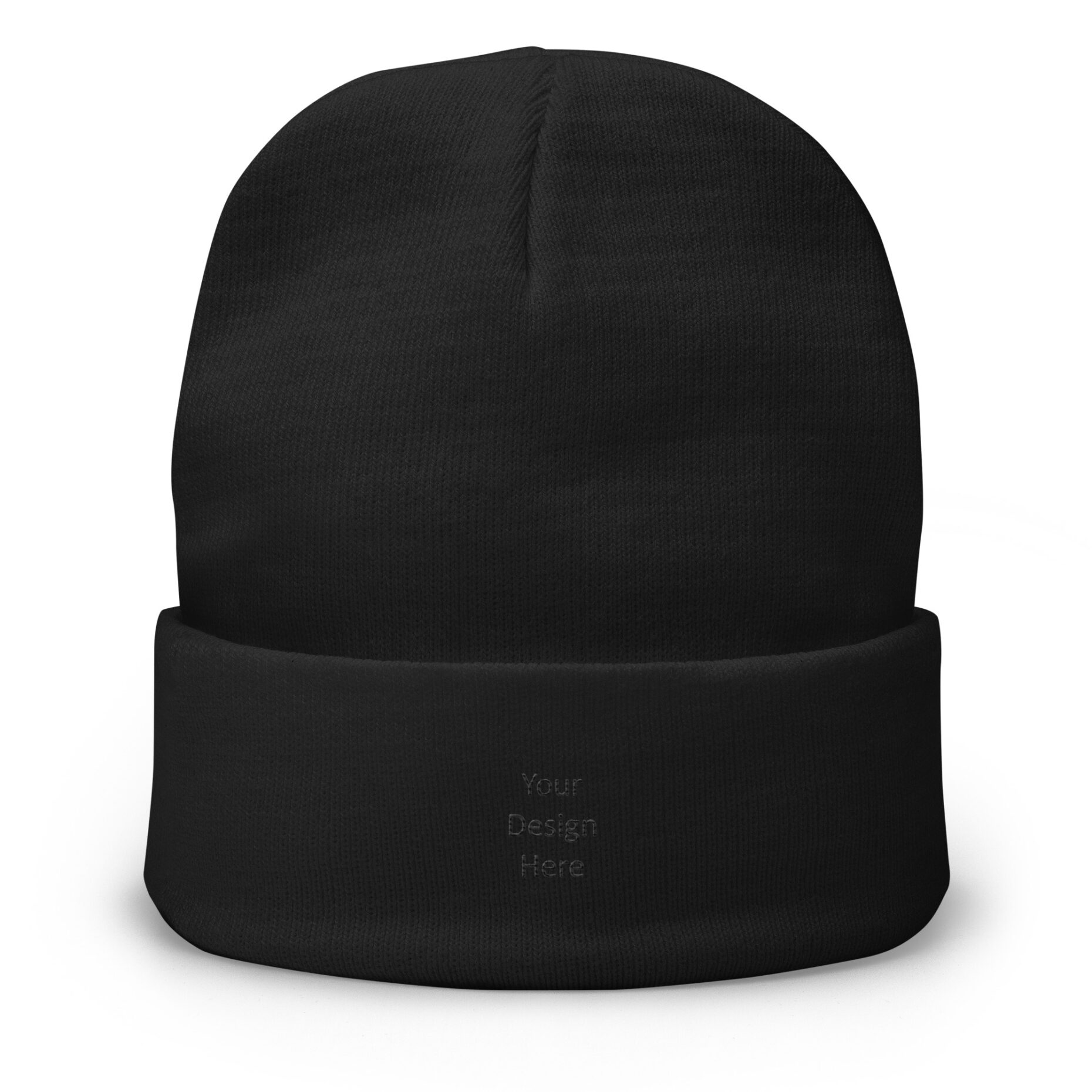 Custom Embroidered Beanie - Image 2