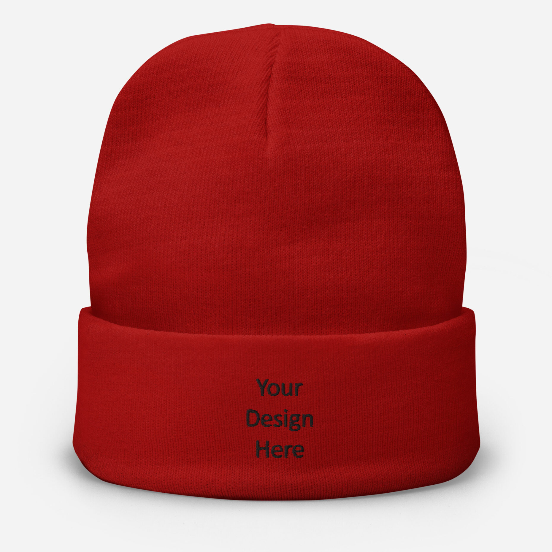 Custom Embroidered Beanie - Upload & Let Us Handle It - Image 2