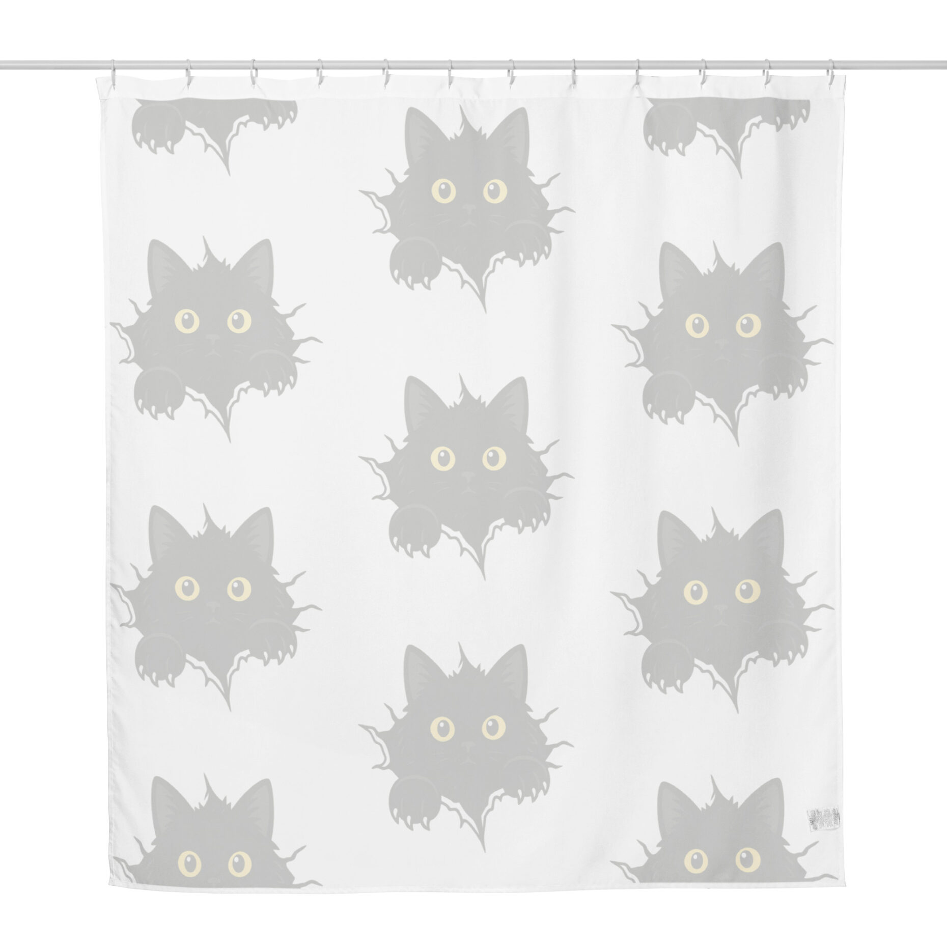 Shadow Peek Shower curtain - Image 3