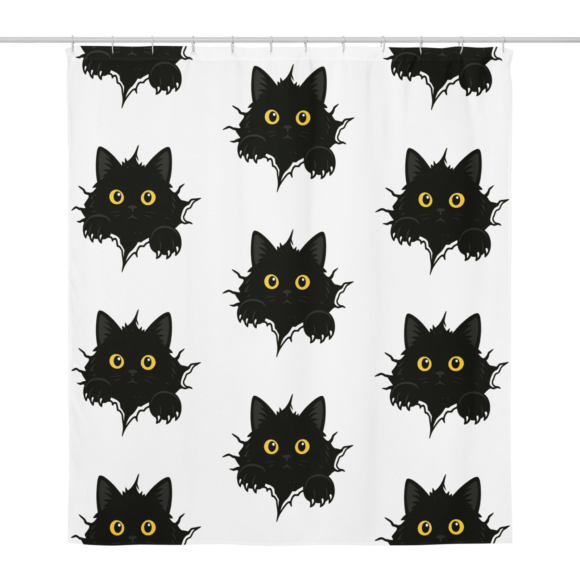 Shadow Peek Shower curtain - Image 2