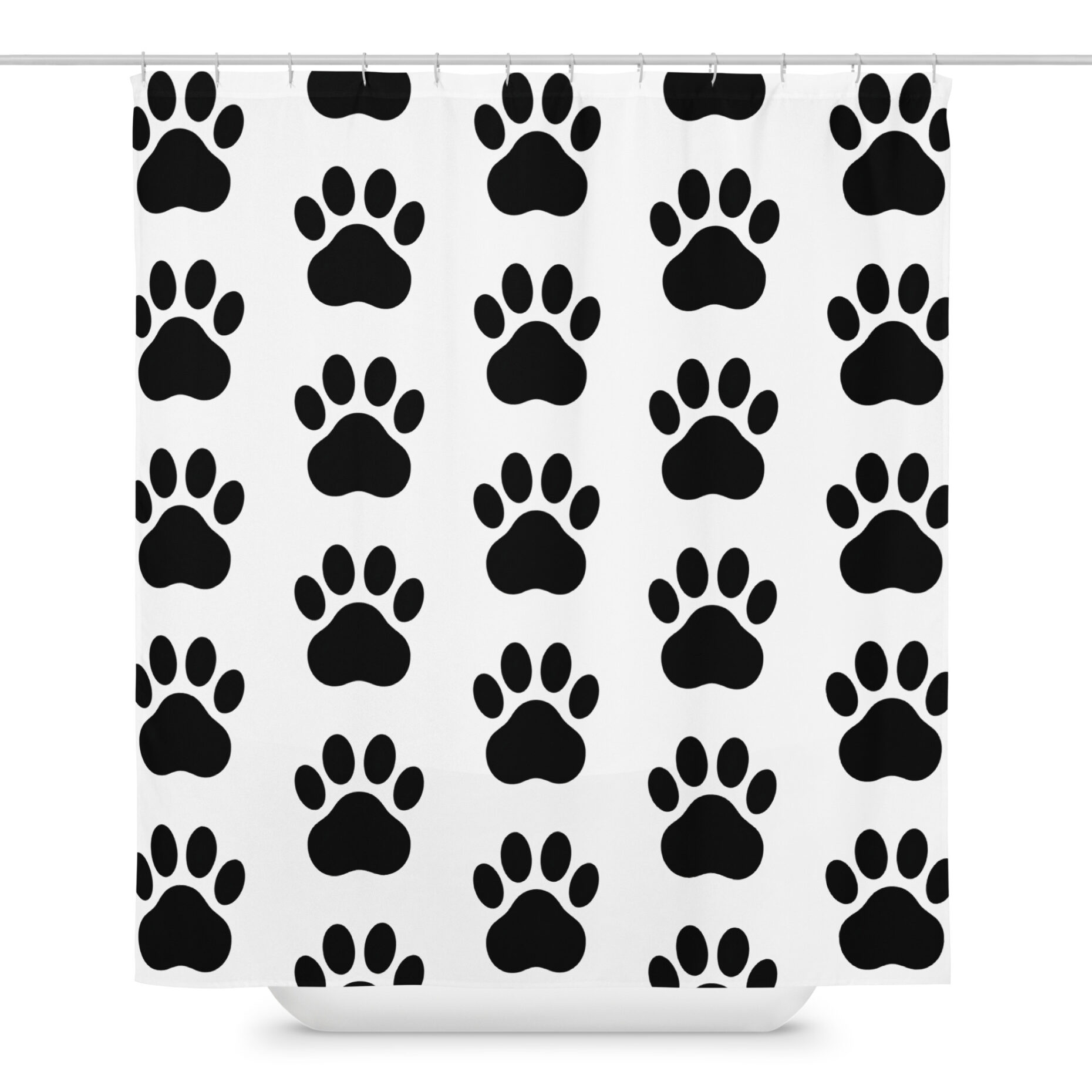 Just Paws Shower Curtain - Image 4