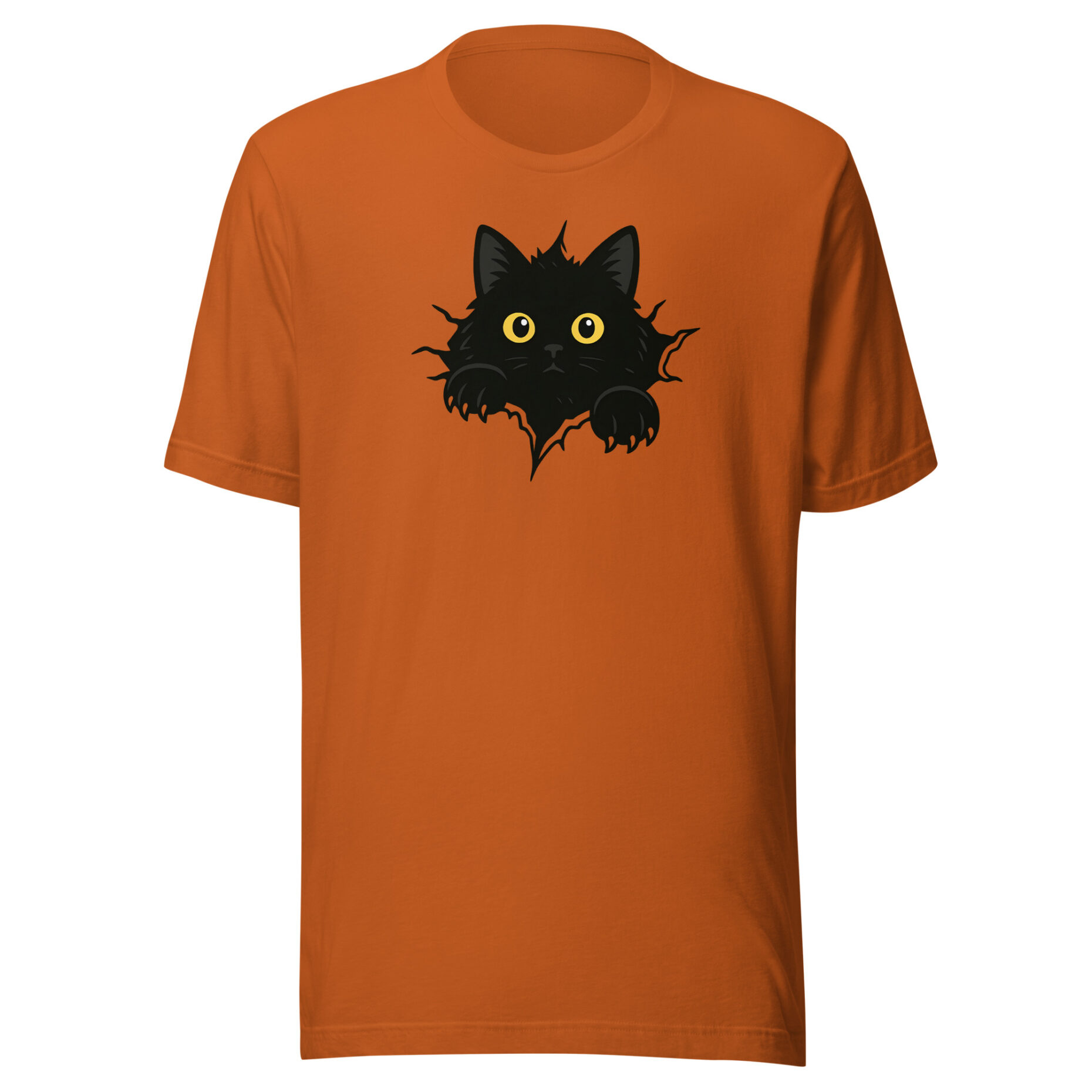 Shadow Peek Cat T-Shirt - Image 9