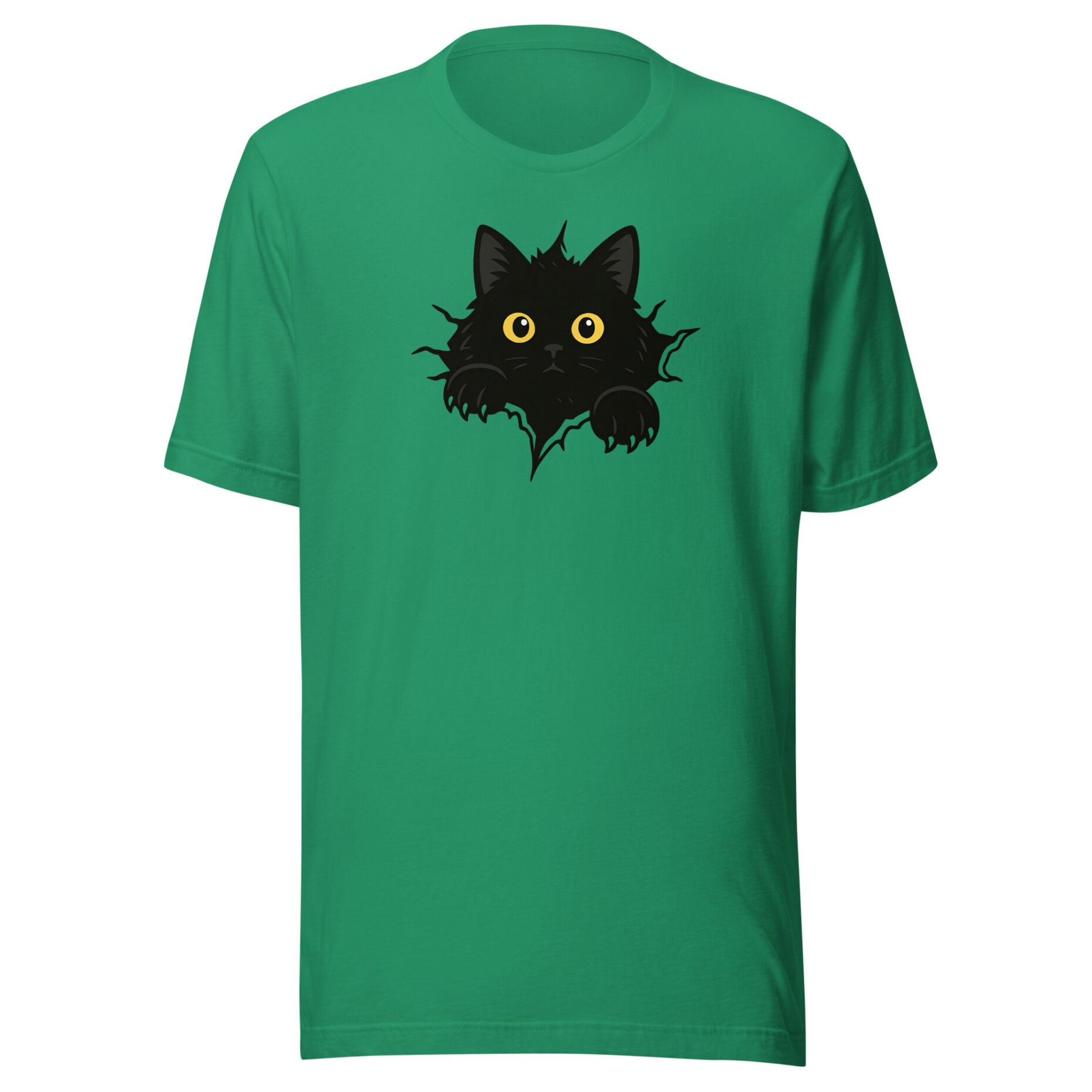 Shadow Peek Cat T-Shirt - Image 7