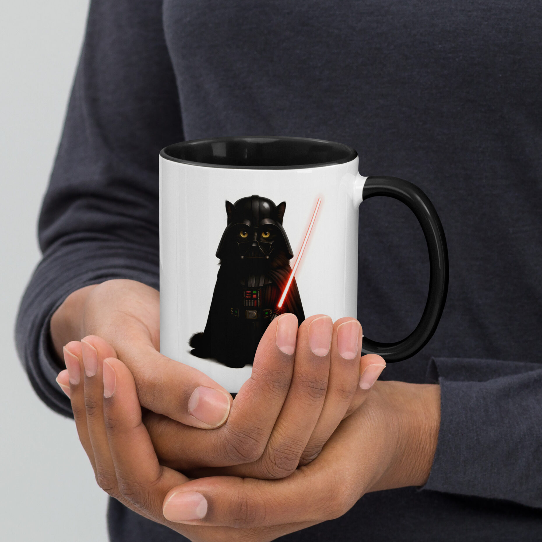 Darth Shadow Mug with Color Inside