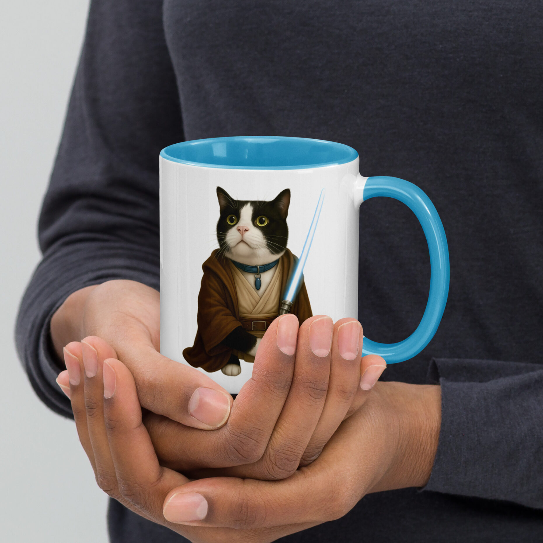 Jedi Tuxedo Mug with Color Inside